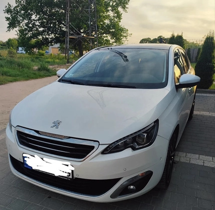 Peugeot 308 cena 37900 przebieg: 230000, rok produkcji 2014 z Warszawa małe 46